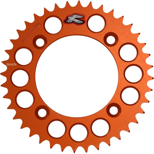 【USA在庫あり】 レンサル RENTHAL リア スプロケット アルミ 415 36T KTM 50SX、ハスクバーナ TC50 オレンジ 1211-2489 HD店