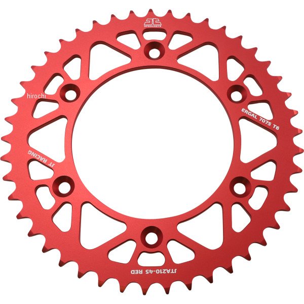 【USA在庫あり】 JT スプロケット リア 45T 00年-07年 XR650R 赤 1211-2565 HD店