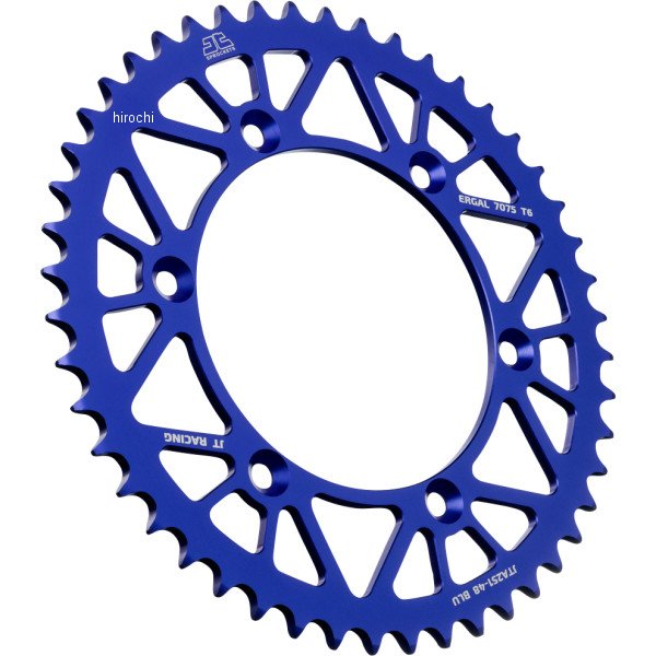 【USA在庫あり】 JT スプロケット リア 48T 05年-21年 YZ125 青 1211-2577 HD店