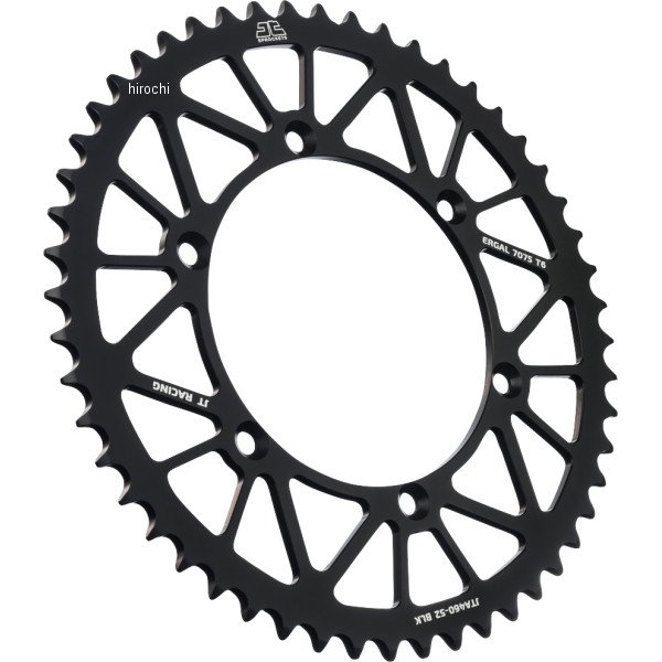 【USA在庫あり】 JT スプロケット リア 52T 04年-20年 KX250F 黒 1211-2584 HD店