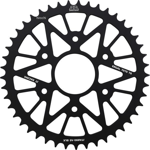 【USA在庫あり】 JT スプロケット リア 45T ハスクバーナ、KTM 黒 1211-2609 HD店