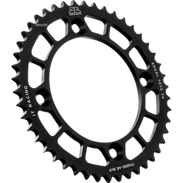 【USA在庫あり】 JT スプロケット リア 46T ハスクバーナ、KTM 黒 1211-2619 HD店