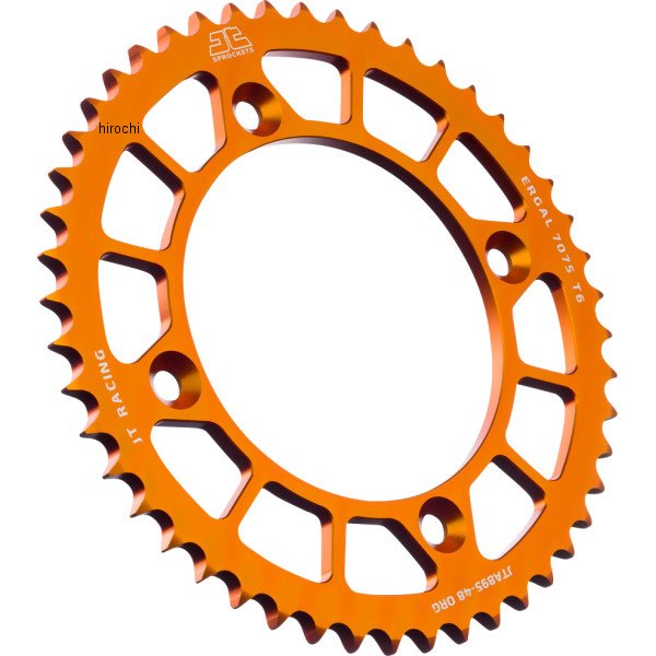 【USA在庫あり】 JT スプロケット リア 48T ハスクバーナ、KTM オレンジ 1211-2624 HD店