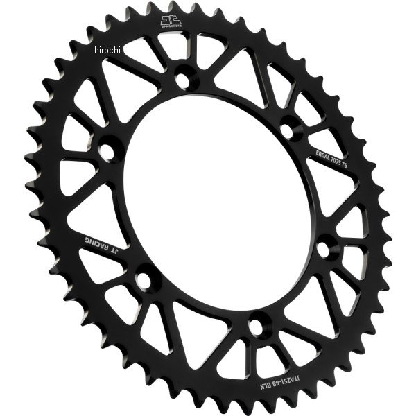 【USA在庫あり】 JT スプロケット リア 48T 05年-21年 YZ 125 黒 1211-2647 HD店