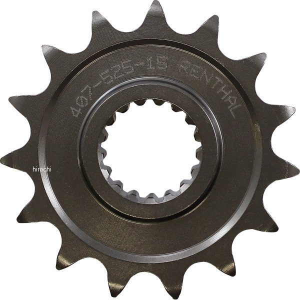 【USA在庫あり】 レンサル RENTHAL フロント スプロケット 525 15T スチール 15年-17年 アプリリア RSV4 1212-1615 HD店