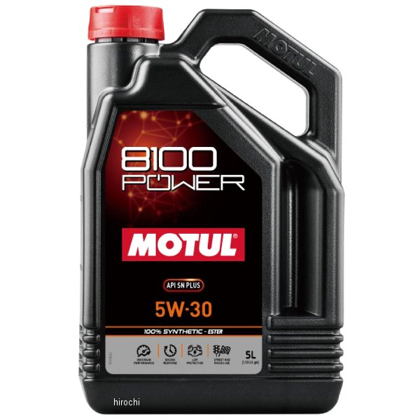 `[ MOTUL 8100 POWER 100%w 4Xg 4֗pGWIC 5W-30 5bg 112003 HDX