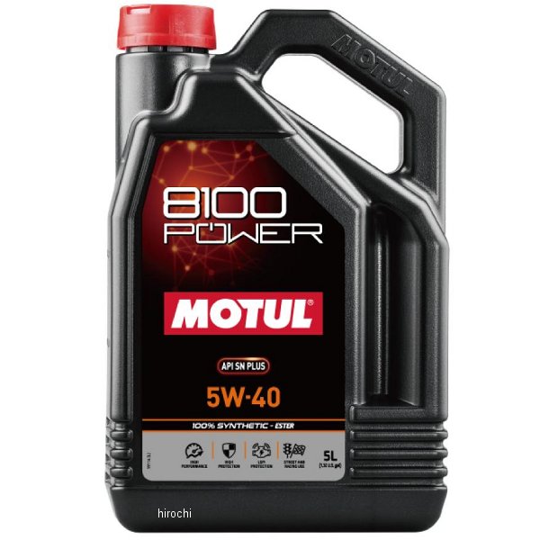 `[ MOTUL 8100 POWER 100%w 4Xg 4֗pGWIC 5W-40 5bg 112005 HDX