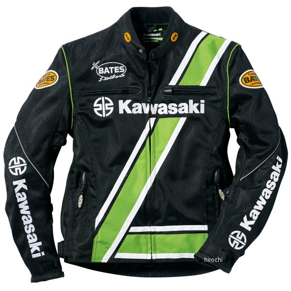 カワサキ純正 カワサキ×BATES クラシックメッシュジャケットサイズ:3Lカラー:ブラック【素材】表地:ポリエステルメッシュ×ポリエステルOXFORD裏地:ポリエステルメッシュ (COOL-TEX / 吸湿速乾素材)標準装備プロテクター:肩、肘、胸、背中【仕様説明】BATES製レーシングスーツをモチーフにしたオリジナルジャケットJ8001-2912楽天 HD店
