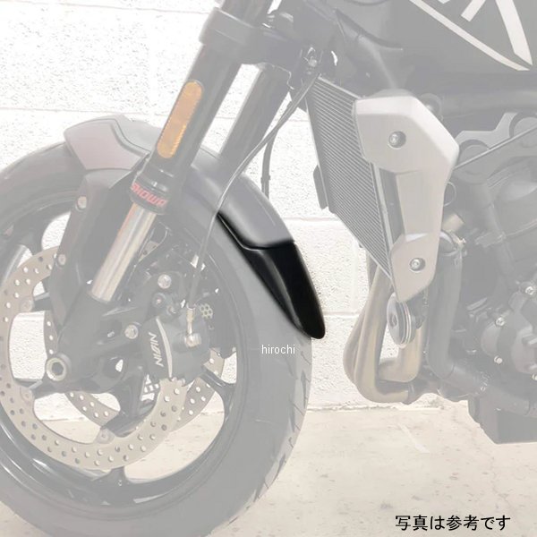 ピラミッドプラスチック Pyramid Plastics 延長フェンダー ショート 21年-22年 Trident660 マットブラック 056560 HD店