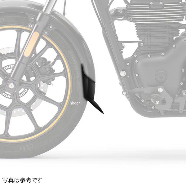 ピラミッドプラスチック Pyramid Plastics 延長フェンダー ショート 21年-22年 Meteor 350 マットブラック 059701 HD店