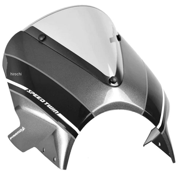 ピラミッドプラスチック Pyramid Plastics フライスクリーン 19年-22年 Speed Twin1200 グレー 26000G HD店