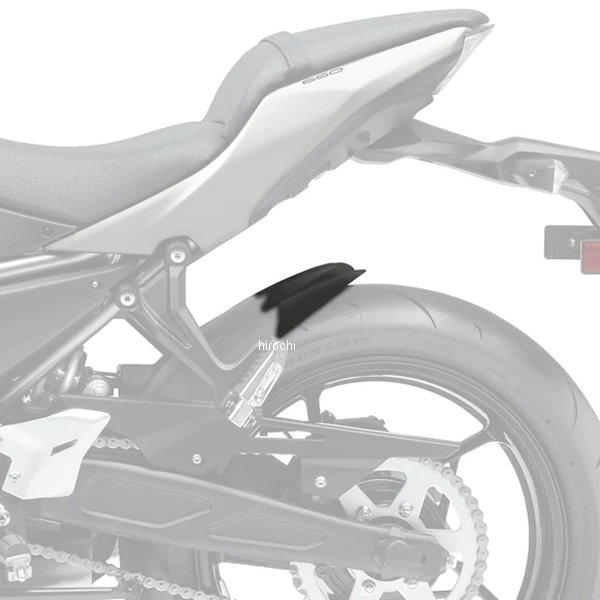 ピラミッドプラスチック Pyramid Plastics ハガー エクステンション 17年-22年 Z650 マットブラック 073877 HD店