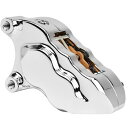 【USA在庫あり】 Hawg Halters キャリパーLH 4P 15年以降 ソフテイル、ダイナ クローム 1701-0712 HD店