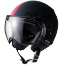 マルシン工業 Marushin ジェットヘルメット MS-340 アシンメトリック レッド Lサイズ MS34022L HD店