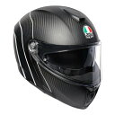 エージーブイ AGV フルフェイスヘルメット スポーツモデュラー リラクティブ カーボン/シルバー Mサイズ(57-58cm) 120192I0007-M HD店