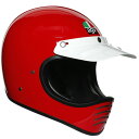 エージーブイ AGV オフロードヘルメット X101 赤 Mサイズ(57-58cm) 770194NF003-M HD店(2)