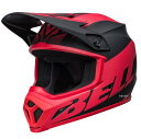 【メーカー在庫あり】 ベル BELL オフロードヘルメット MX-9 MIPS ディスラプト マットブラック/赤 Mサイズ 7136317 HD店