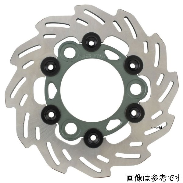 シフトアップ ウェーブフローティングディスクローター リア用 160mm NSF100 黒/黒 201256-06 HD店