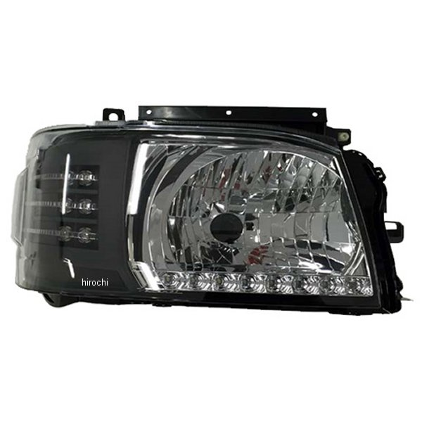 ヴァレンティ VALENTI ジュエルヘッドランプ トヨタ 200系ハイエース 1/2型 クリア/マットブラック HL200A-CM-12 HD店