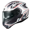オージーケーカブト OGK KABUTO システムヘルメット RYUKI ENERGY ホワイトレッド Sサイズ(55cm-56cm) 4966094602512 HD店(2)