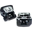 【USA在庫あり】 S&Sサイクル S&S Cycle スーパーストック シリンダーヘッド 89cc 99年-05年 Twin Cam 黒 0930-0006 ...