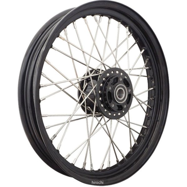 【メーカー在庫あり】 ネオファクトリー フロントホイール 04年-05年 ダイナ 19×2.50インチ 黒 011199 HD店(2)