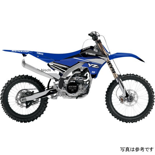 【USA在庫あり】 D'cor Visuals グラフィックキット 14年-18年 YZ 250 F ネイビー/白 4302-6130 HD店