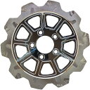【メーカー在庫あり】 リンドールブレーキ LyndallBrakes ブレーキローター CROWN/9SPOKE 11.5インチ クローム/クローム 5mm厚 フロント 2002-1033 HD店(2)