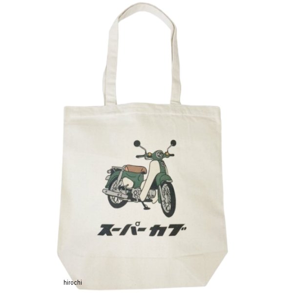 ホンダ スーパーカブ レトロプリントトートバッグ 緑 2201HD03-10 HD店