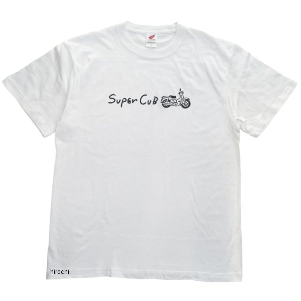Underwear, Inner Wear - ホンダ スーパーカブ ライティングプリントTシャツ 白 Mサイズ 2301HD01-03 HD店