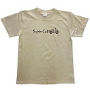ホンダ スーパーカブ ライティングプリントTシャツ ベージュ Mサイズ 2301HD01-03 HD店(2)
