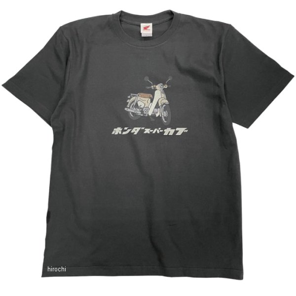 ホンダ レトロスーパーカブ プリントTシャツ スミクロ XLサイズ 2301HD01-04 HD店