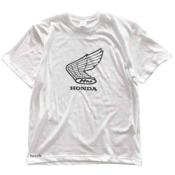 ホンダ クラシックウイングマークプリントTシャツ オフホワイト XLサイズ 2301HD01-06 HD店
