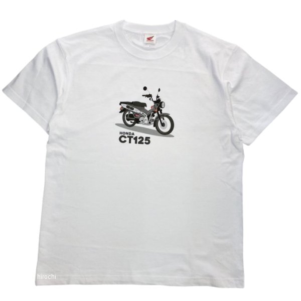 ホンダ ハンターカブ プリントTシャツ 白/グレー XLサイズ 2301HD01-09 HD店