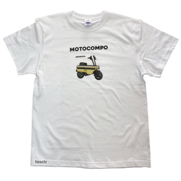 ホンダ MOTOCOMPO プリントTシャツ 白 Lサイズ 2301HD01-13 HD店