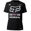 フォックス FOX Tシャツ ホンダサイズ:Sカラー:ブラック素材:100%コームドリングスパンコットン【仕様説明】ホンダとのオフィシャルコラボレーションTシャツです。軽量でソフトな肌触りのリングスパンコットンを使用し快適な着心地を提供します。繰り返し洗濯をおこなっても型崩れしずらい耐久性の高い生地を使用。30527-001-S楽天 HD店