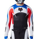 【メーカー在庫あり】 フォックス FOX ジャージ フレックスエアー ユニティLE 白/赤/青 XLサイズ 30445-574-XL HD店