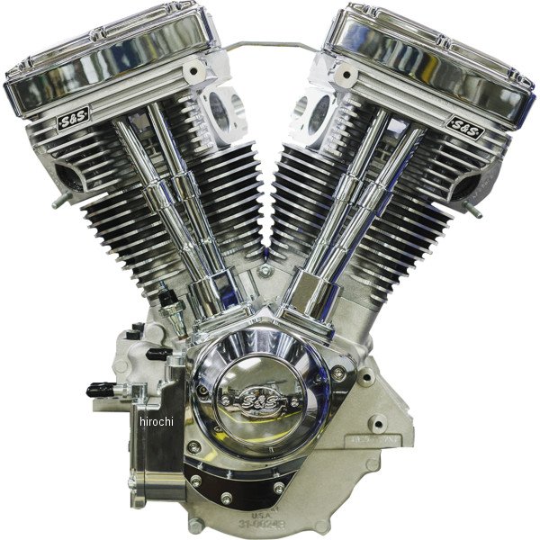 【USA在庫あり】 S&Sサイクル S&S Cycle ENGINE V124 CHR/NAT LB 0901-0259 HD店