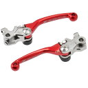 【メーカー在庫あり】 ジータ ZETA ピボットレバーセット FP 3フィンガー 21年以降 GASGAS EC300 EC250 赤 ZE44-4173 HD...