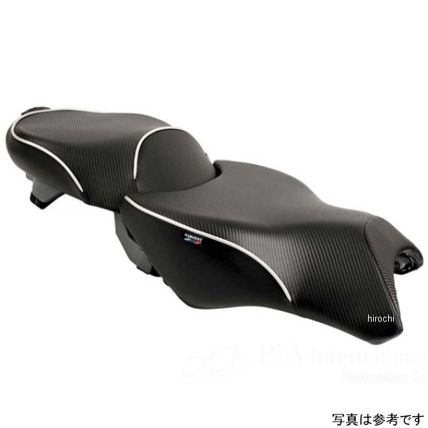 サージェント Sargent シート フロント+リア CarbonFX 07年-16年 BMW K1300GT パイピング:黒 WS-565-19 HD店