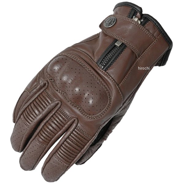 【メーカー在庫あり】 ライズ RIDEZ MOTO GLOVES DEFOE レザーグローブ ブラウン XLサイズ RLG2201 HD店