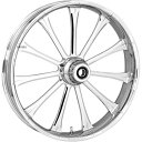 【USA在庫あり】 RCコンポーネンツ フロントホイール 23X3.75 エグザイル 14年-21年 ハーレー ABS有り/デュアル クローム 0201-228...