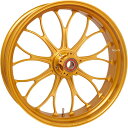 【USA在庫あり】 パフォーマンスマシン リアホイール 18X5.5 レボリューション 09年-21年 ハーレー ABS無し/シングル ゴールド 0202-21...