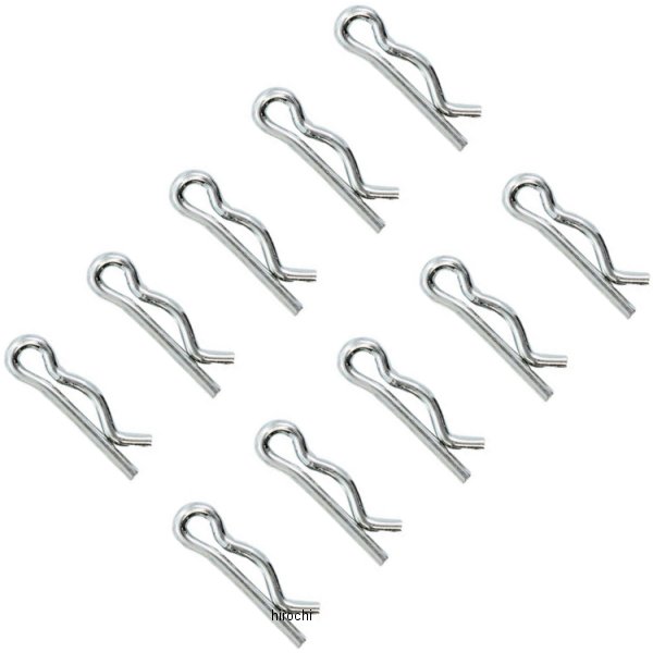 【USA在庫あり】 DRAG Specialties ドラックスペシャリティー CLIP AXLE CHR 510 10PK 0214-1977 HD店