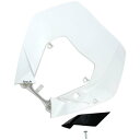 【USA在庫あり】 UFO PLAST ユーフォープラスト ヘッドライト プラスチック KTM 白 0520-2503 HD店