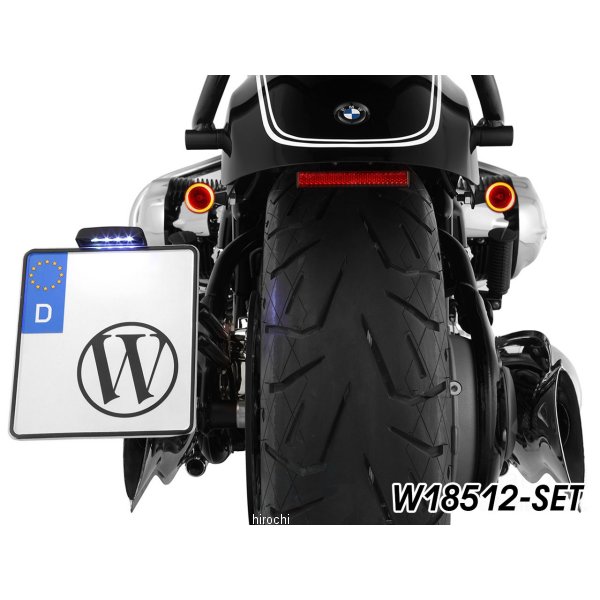 ワンダーリッヒ Wunderlich ライセンスプレートサポート コンプリートキット 20年以降 R18 黒 W18512-SET HD店