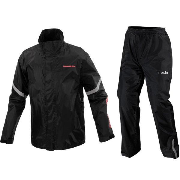 【メーカー在庫あり】 RK-5433 コミネ KOMINE スタンダードレインウェア コミネブラック Lサイズ 03-54..