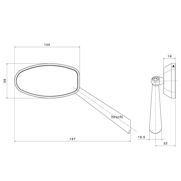 �꥾�� rizoma �ߥ顼 Dynamic �֥�å� �������� 1����� BS080B HDŹ