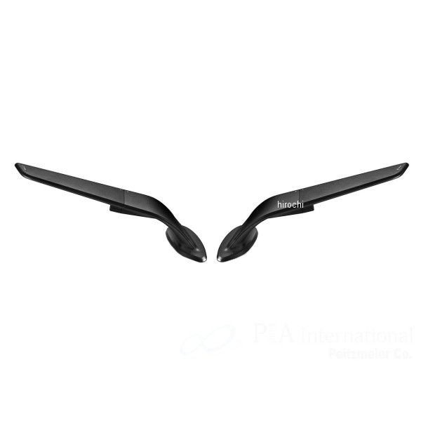 リゾマ rizoma ミラー Stealth 17年-23年 F3 800 ブラック 左右ペア BSS080B HD店