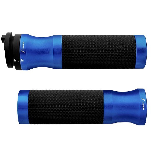 リゾマ rizoma グリップ Sport Ride by wireカラー：ブルー写真は代表写真です。取付部の形状などは製品により異なります。※写真はイメージです。掲載写真の取り付け車種、カラーなど、写真と異なる場合がございます。※実際の製品は改良・仕様変更などにより、一部カラー、形状が異なっている場合がございます。GRDW205ZTH01U楽天 HD店